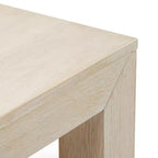 Table basse rectangulaire moderne 48 po Plank+Beam en bois massif, table basse pour salon