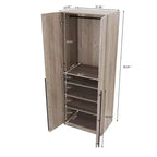 Manhattan Comfort Lot de 3 armoires-penderies Lee 2 portes et 4 étagères