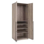 Manhattan Comfort Lot de 3 armoires-penderies Lee 2 portes et 4 étagères
