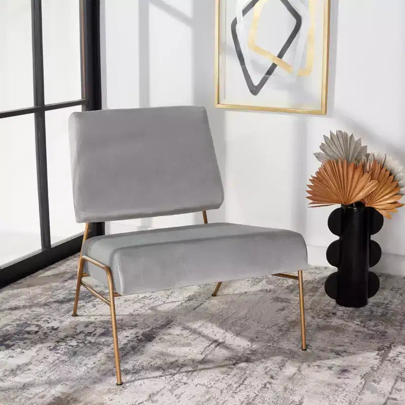 Fauteuil d'appoint en velours Romilly - ACH6203 - Safavieh