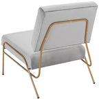 Fauteuil d'appoint en velours Romilly - ACH6203 - Safavieh