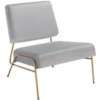 Fauteuil d'appoint en velours Romilly - ACH6203 - Safavieh
