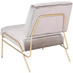 Fauteuil d'appoint en velours Romilly - ACH6203 - Safavieh