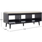 Banc ouvert Cricket avec coussin - BCH5000 - Safavieh