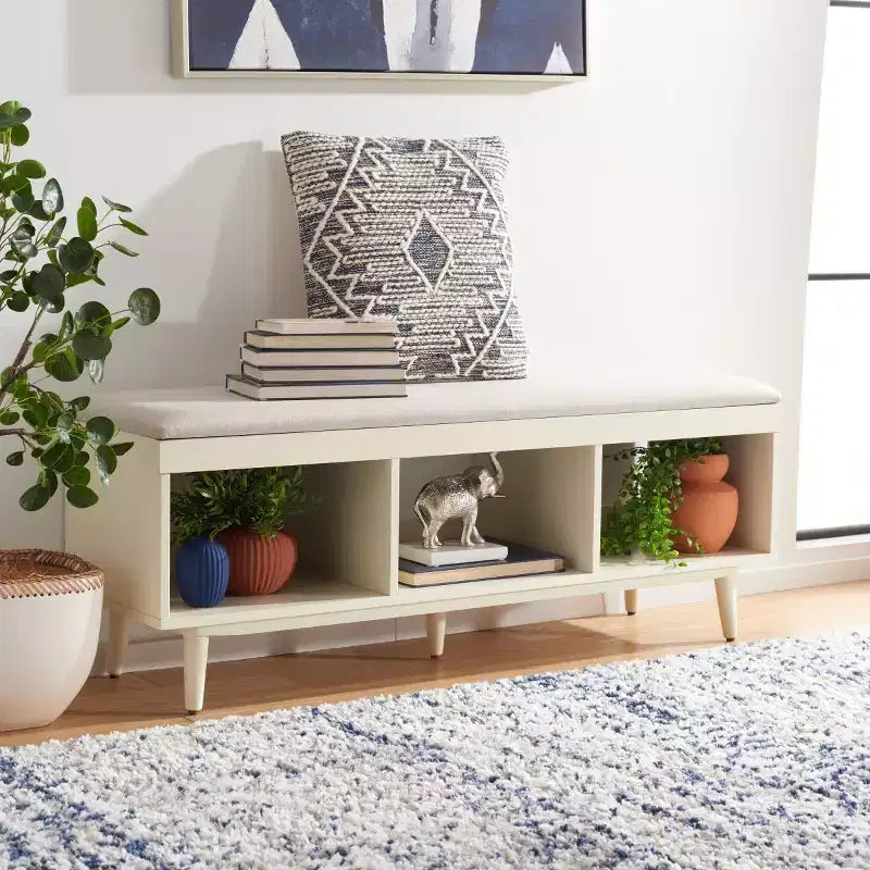 Banc ouvert Cricket avec coussin - BCH5000 - Safavieh