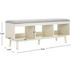 Banc ouvert Cricket avec coussin - BCH5000 - Safavieh