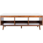 Cricket Open Shelf Bench With Cushion - BCH5000 - Safavieh