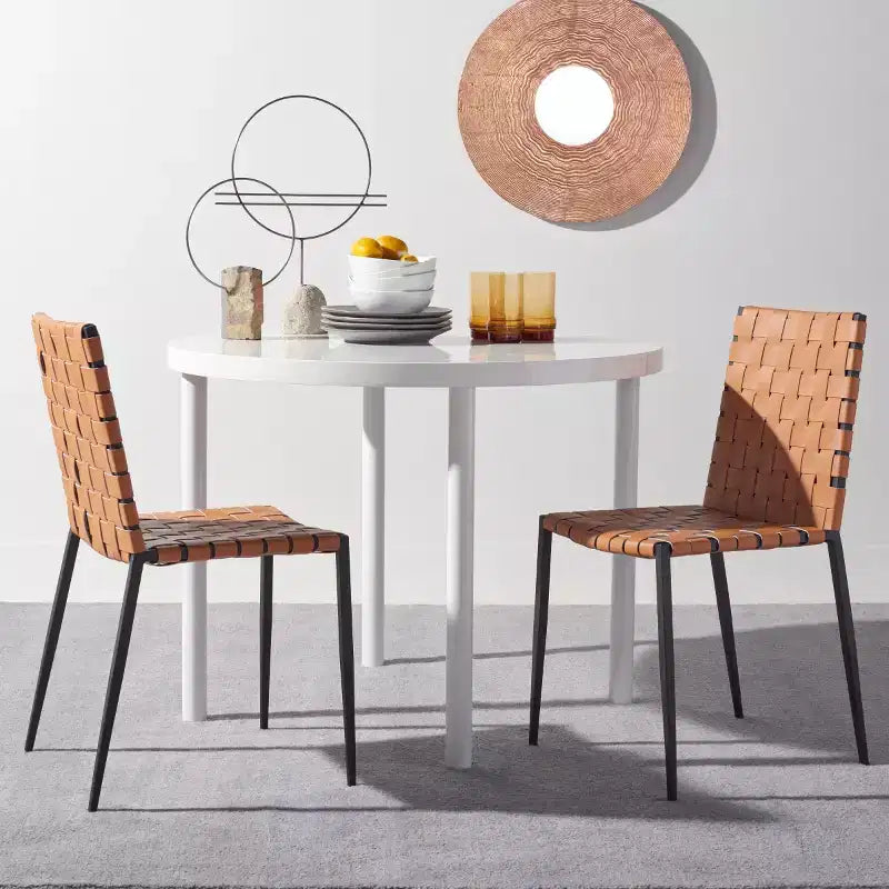 Chaise de salle à manger tressée Rayne (lot de 2) - DCH3006 - Safavieh