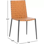 Chaise de salle à manger tressée Rayne (lot de 2) - DCH3006 - Safavieh