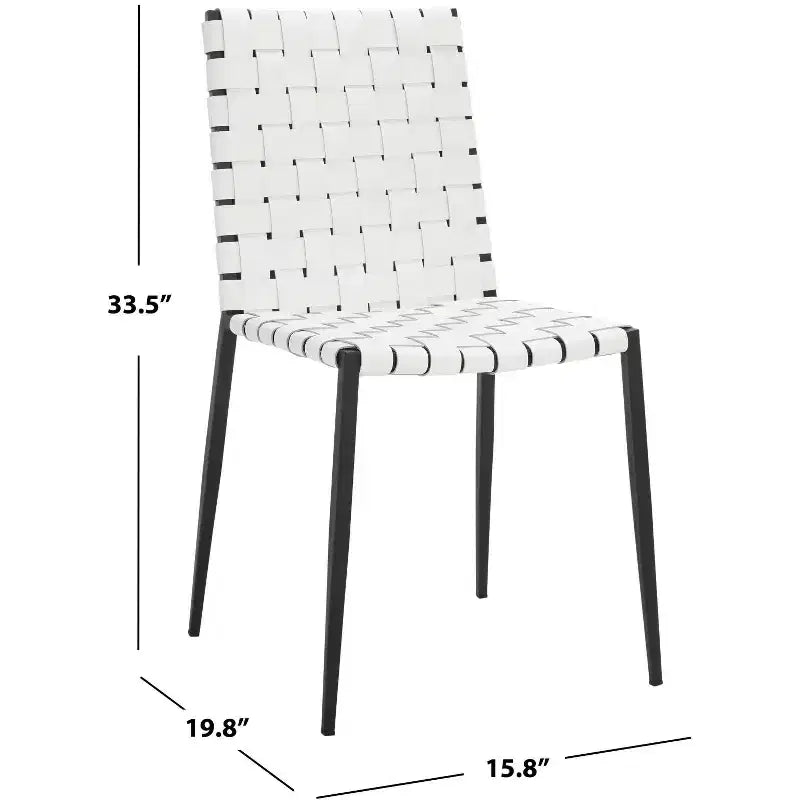 Chaise de salle à manger tressée Rayne (lot de 2) - DCH3006 - Safavieh