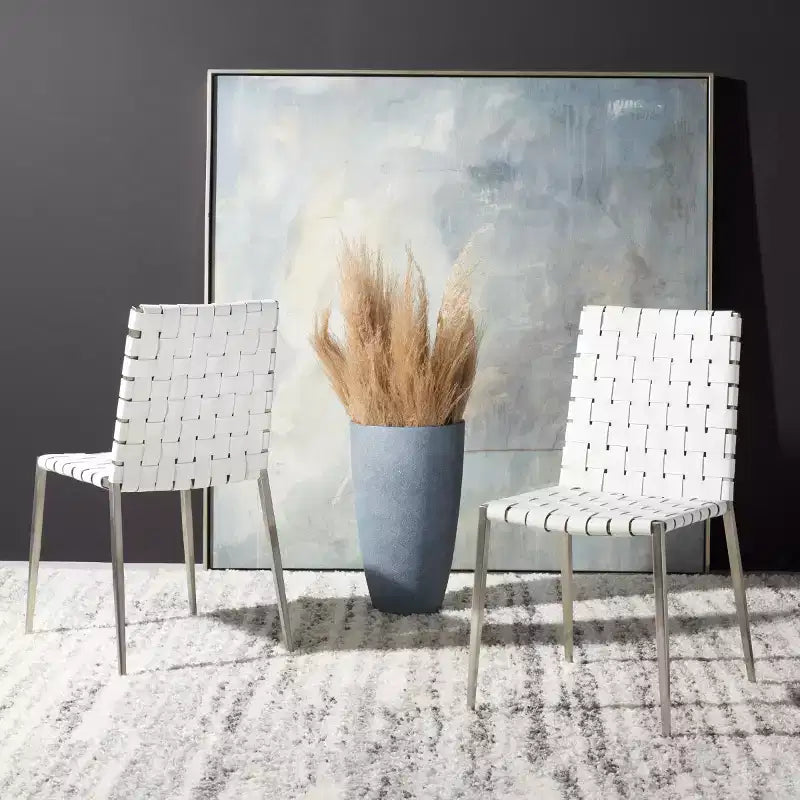 Chaise de salle à manger tressée Rayne (lot de 2) - DCH3006 - Safavieh