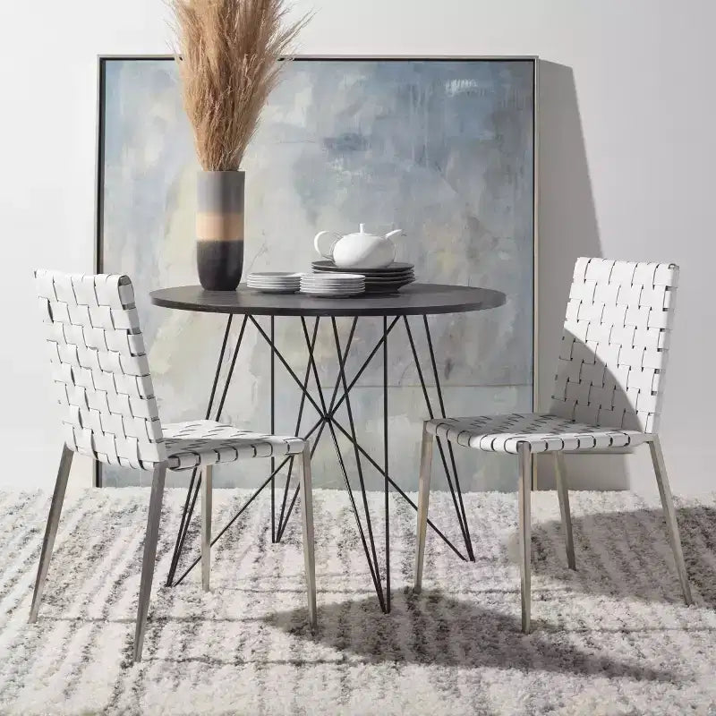 Chaise de salle à manger tressée Rayne (lot de 2) - DCH3006 - Safavieh