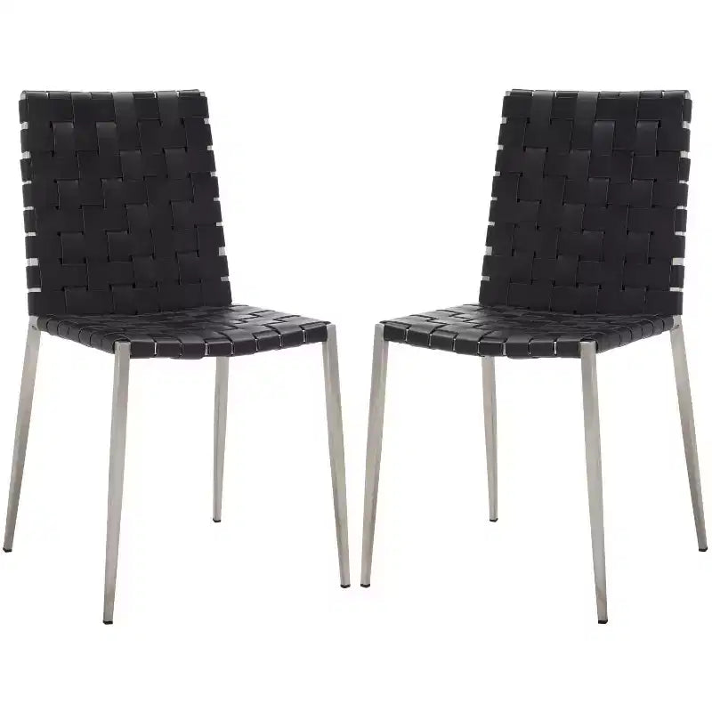 Chaise de salle à manger tressée Rayne (lot de 2) - DCH3006 - Safavieh