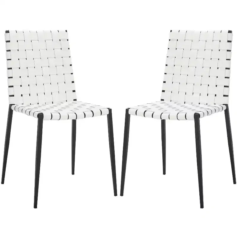 Chaise de salle à manger tressée Rayne (lot de 2) - DCH3006 - Safavieh
