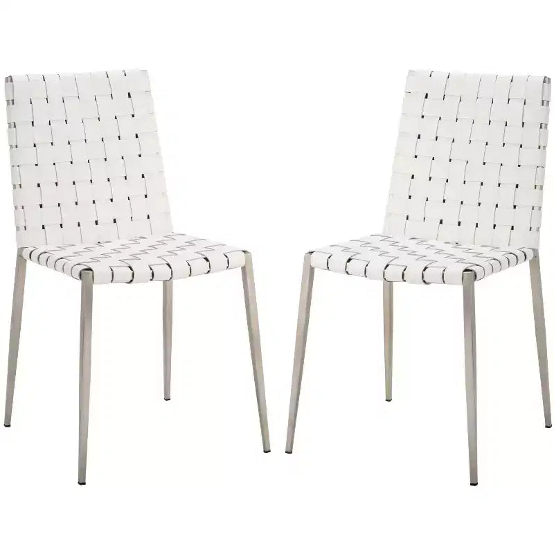 Chaise de salle à manger tressée Rayne (lot de 2) - DCH3006 - Safavieh