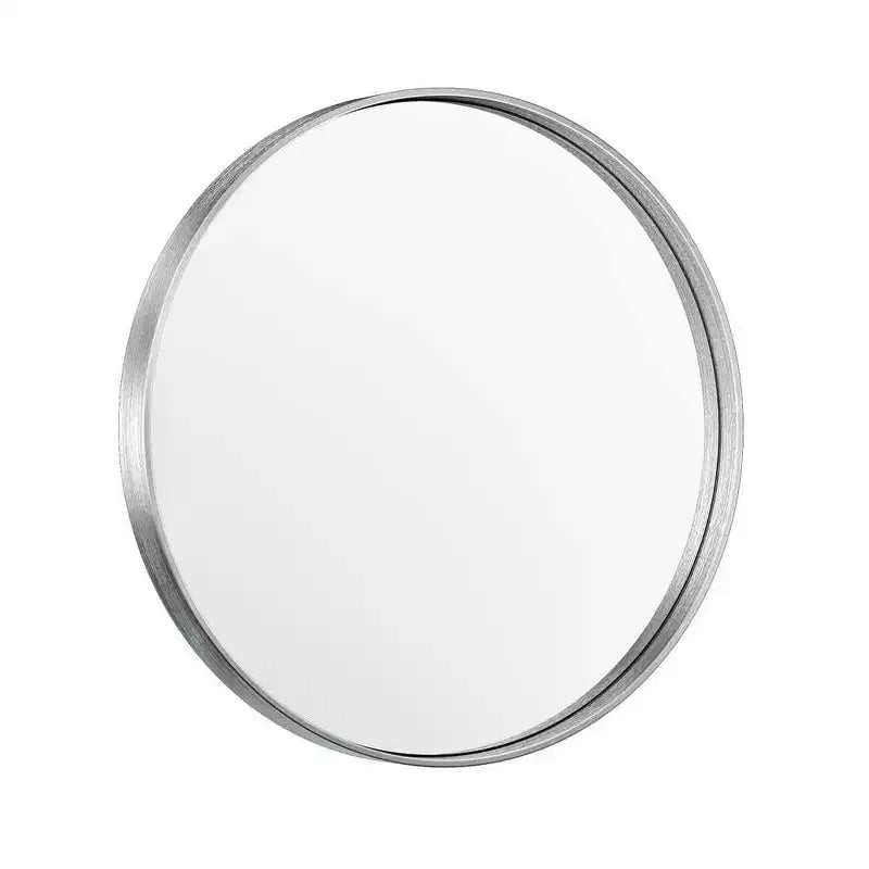 Keonjinn Miroir de salle de bain rond à LED avec cadre en métal, rétroéclairé, 3 températures de couleur, intensité variable, anti-buée