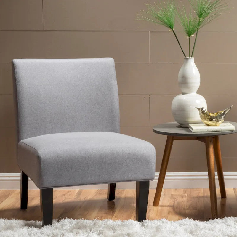 Fauteuil d'appoint en tissu moderne - 22.50 L x 29.50 W x 32.00 H