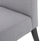 Fauteuil d'appoint en tissu moderne - 22.50 L x 29.50 W x 32.00 H