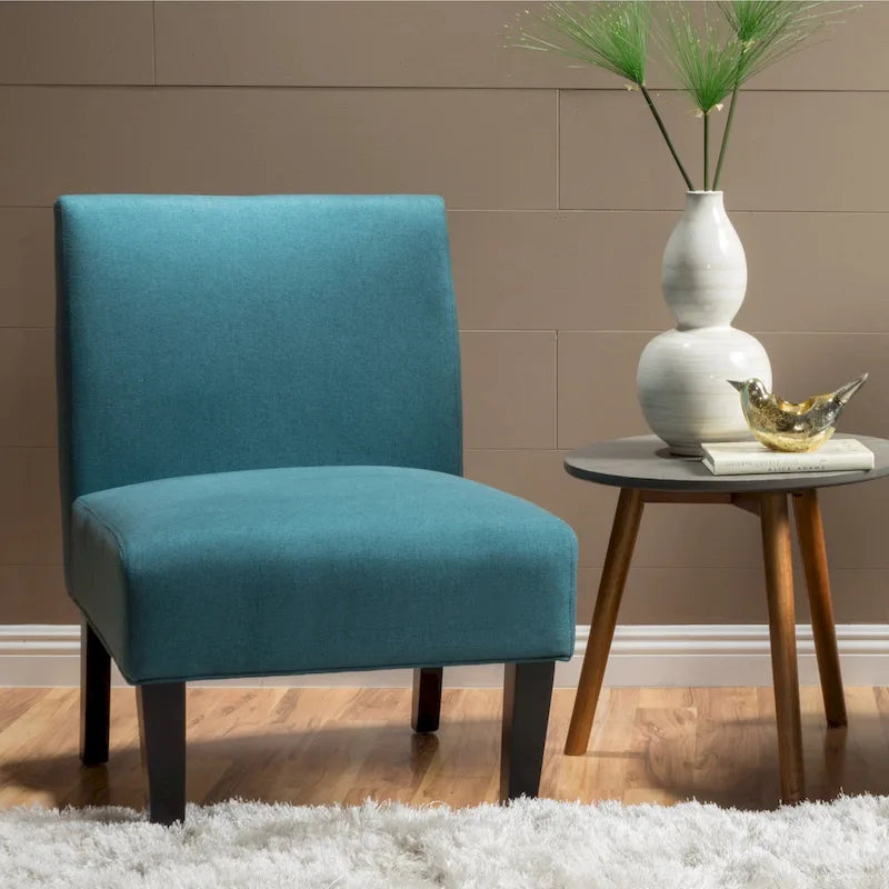 Fauteuil d'appoint en tissu moderne - 22.50 L x 29.50 W x 32.00 H