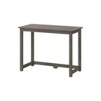 Bureau en bois massif Planche+Poutre, Bureau simple pour chambre à coucher, Bureau d'étude pour bureau à domicile, 39.5