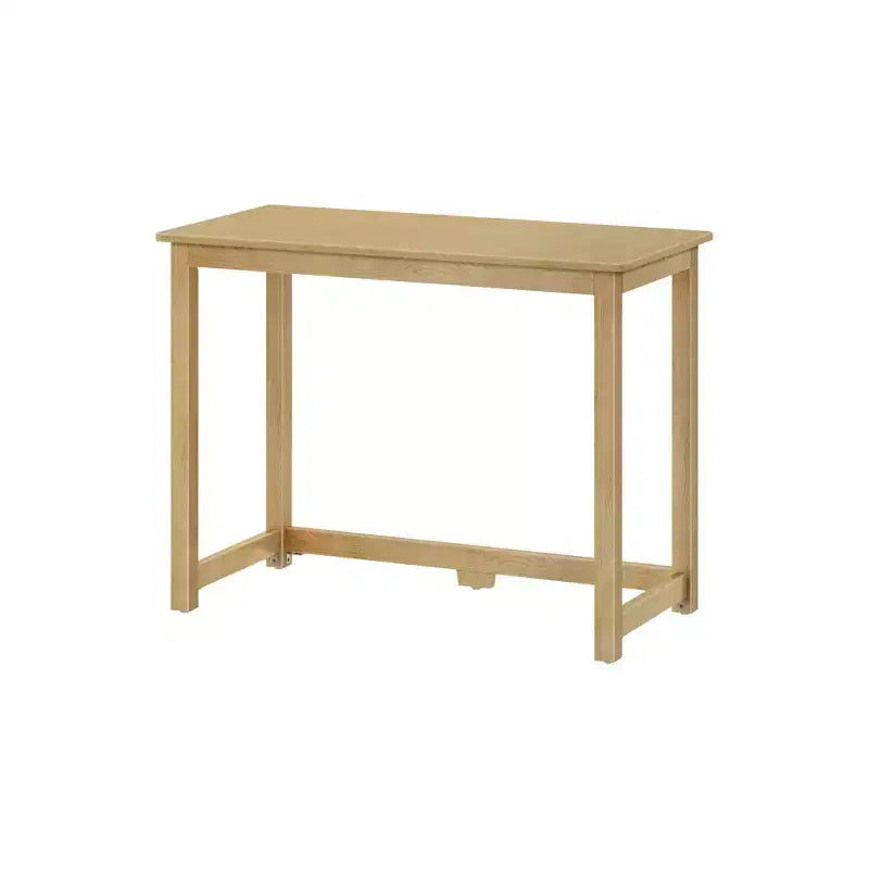 Bureau en bois massif Planche+Poutre, Bureau simple pour chambre à coucher, Bureau d'étude pour bureau à domicile, 39.5