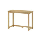 Bureau en bois massif Planche+Poutre, Bureau simple pour chambre à coucher, Bureau d'étude pour bureau à domicile, 39.5