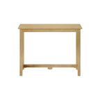 Bureau en bois massif Planche+Poutre, Bureau simple pour chambre à coucher, Bureau d'étude pour bureau à domicile, 39.5
