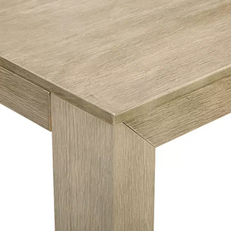 Table d'angle carrée moderne Plank+Beam en bois massif, table d'appoint 32 pour salon, bout de canapé