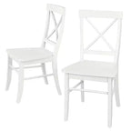 Ensemble repas rond 5 pièces Crenshaw couleur bois flotté - Buylateral
