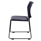 Chaise empilable en vinyle collection Jody, paquet de 4, par Hampden Furnishings