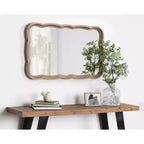 Miroir mural festonné Hatherleig 23,5 x 38 - Kate & Laurel All Things Decor