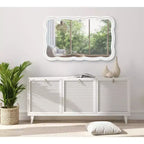 Miroir mural festonné Hatherleig 23,5 x 38 - Kate & Laurel All Things Decor