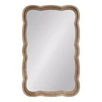 23.5 x 38 Hatherleig Scallop Wall Mirror - Kate & Laurel All Things Decor