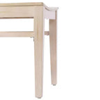Chaise de salle à manger commerciale Flash Furniture Naples en bois massif avec dossier incurvé