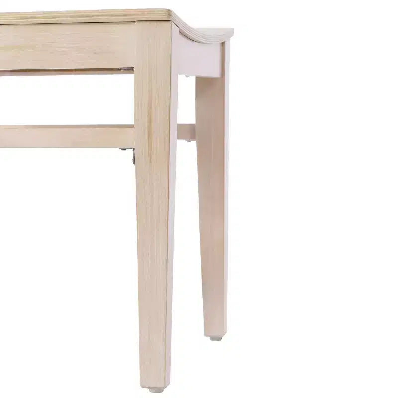 Chaise de salle à manger commerciale Flash Furniture Naples en bois massif avec dossier incurvé