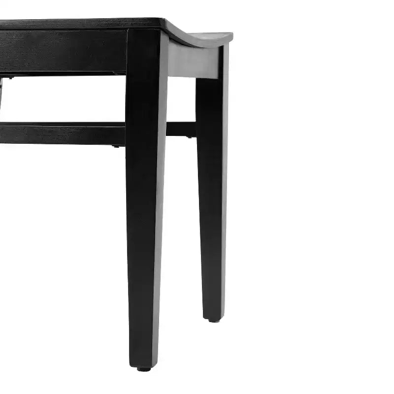 Chaise de salle à manger commerciale Flash Furniture Naples en bois massif avec dossier incurvé
