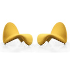 Fauteuil d'appoint en mélange de laine MoMa Manhattan Comfort (Lot de 2)