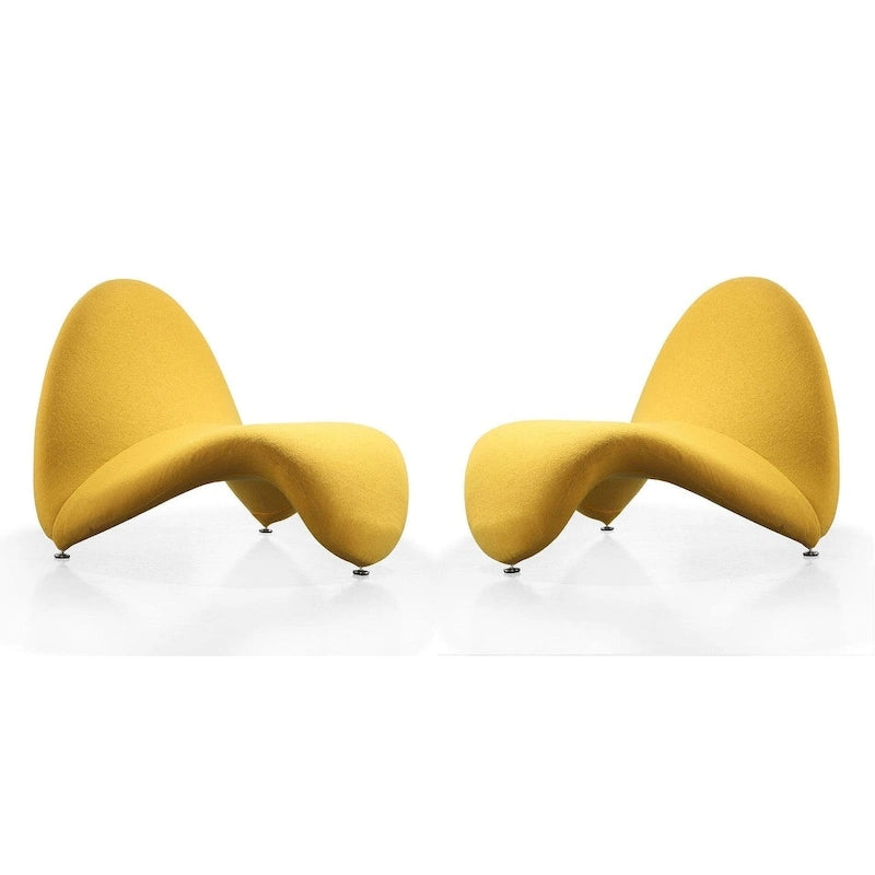 Fauteuil d'appoint en mélange de laine MoMa Manhattan Comfort (Lot de 2)