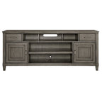Meuble TV Origins by Alpine Newport en bois couleur pierre