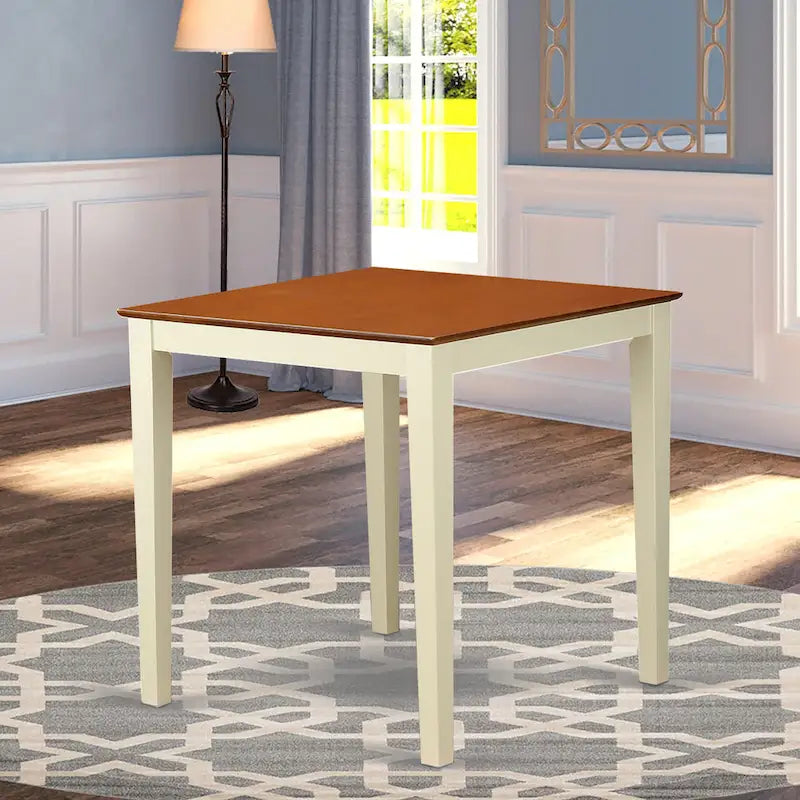 Table de bar carrée hauteur comptoir pour petits espaces