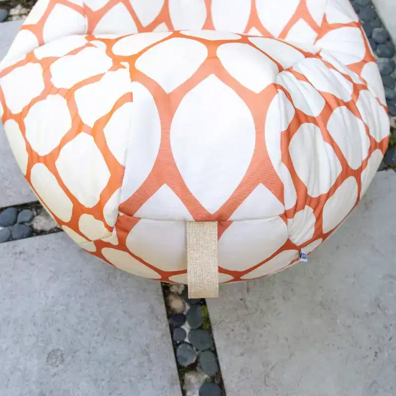 Grand Pouf Poire d'Extérieur Big Joe Teardrop, Tissu Résistant aux Intempéries, Pour Tous les Âges
