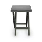 Camco Adirondack Petite Table d'appoint Pliante Portable d'extérieur de Camping, Résistante aux intempéries, Antirouille et Durable en Plastique pour Utilisation Intérieure et Extérieure, Sauge (Lot de 2)