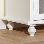 Famapy Apsolon Buffet 160 cm de large, meuble de rangement moderne avec portes en miroir