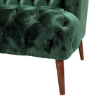 Canapé Adelia en velours capitonné style moderne glamour de Christopher Knight Home