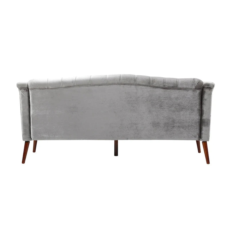 Canapé Adelia en velours capitonné style moderne glamour de Christopher Knight Home