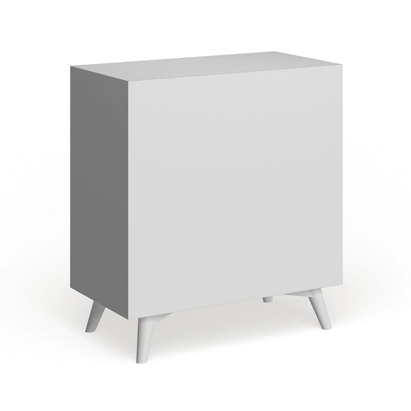 Commode basse 3 tiroirs en bois, milieu de siècle