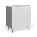 Commode basse 3 tiroirs en bois, milieu de siècle