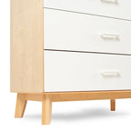 Commode 5 tiroirs, blanche