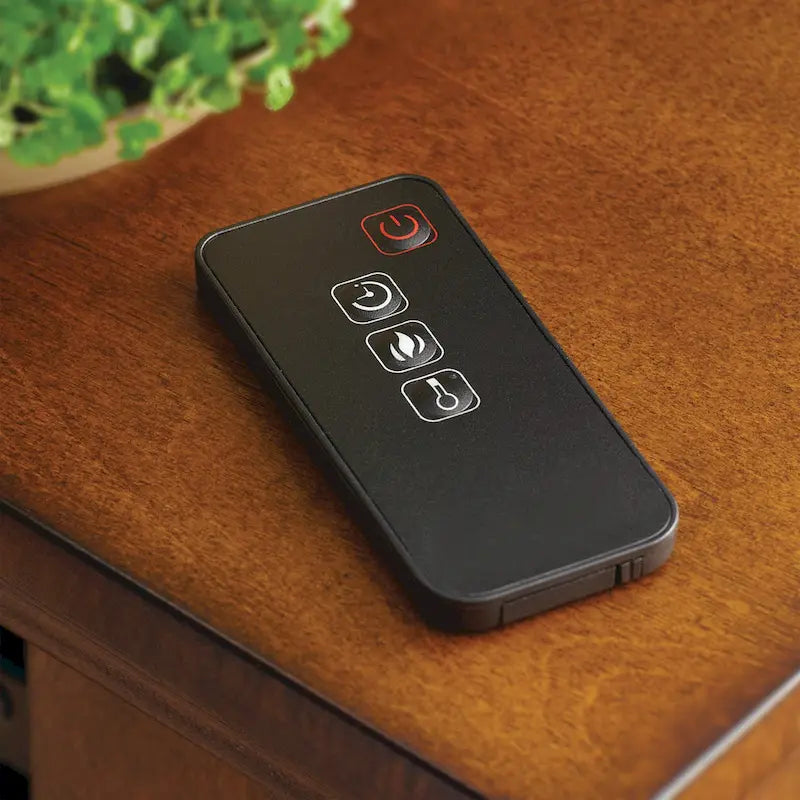 Meuble TV de 54 po avec foyer électrique merlot - 54 po de largeur