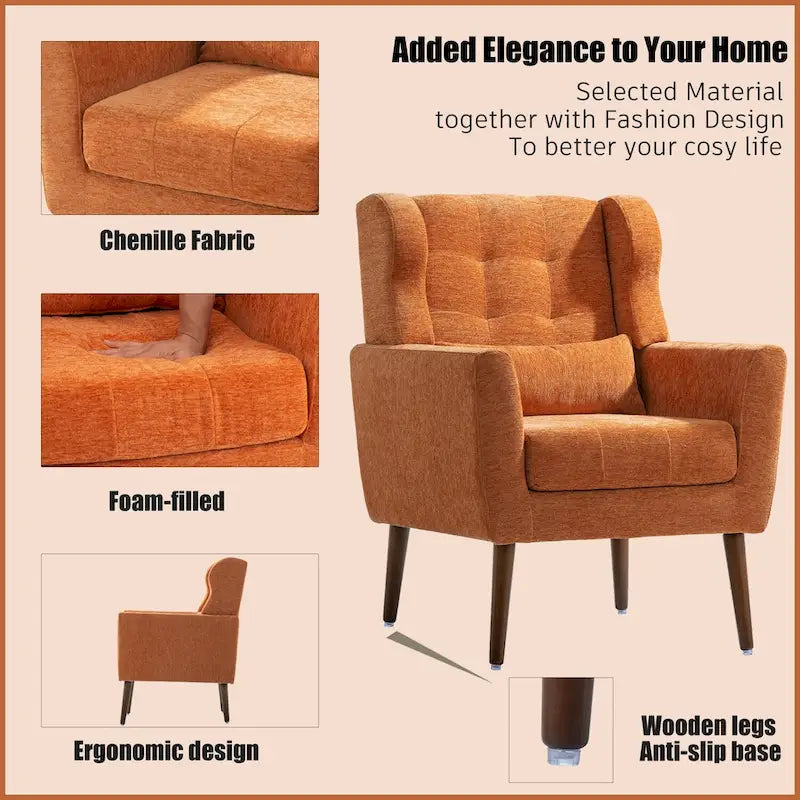 Fauteuil d'appoint moderne, Fauteuils pour salon ou chambre à coucher